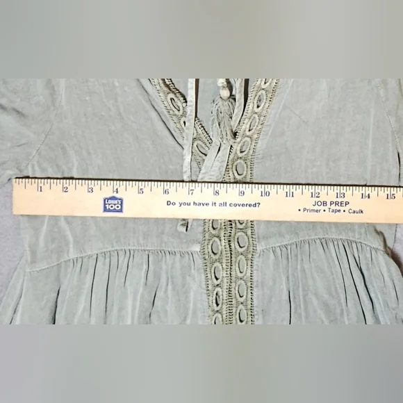 Altard State Woman's Cold Shoulder‎ Dress Size S Embroidered Design With Ribbon. - Picture 5 of 12